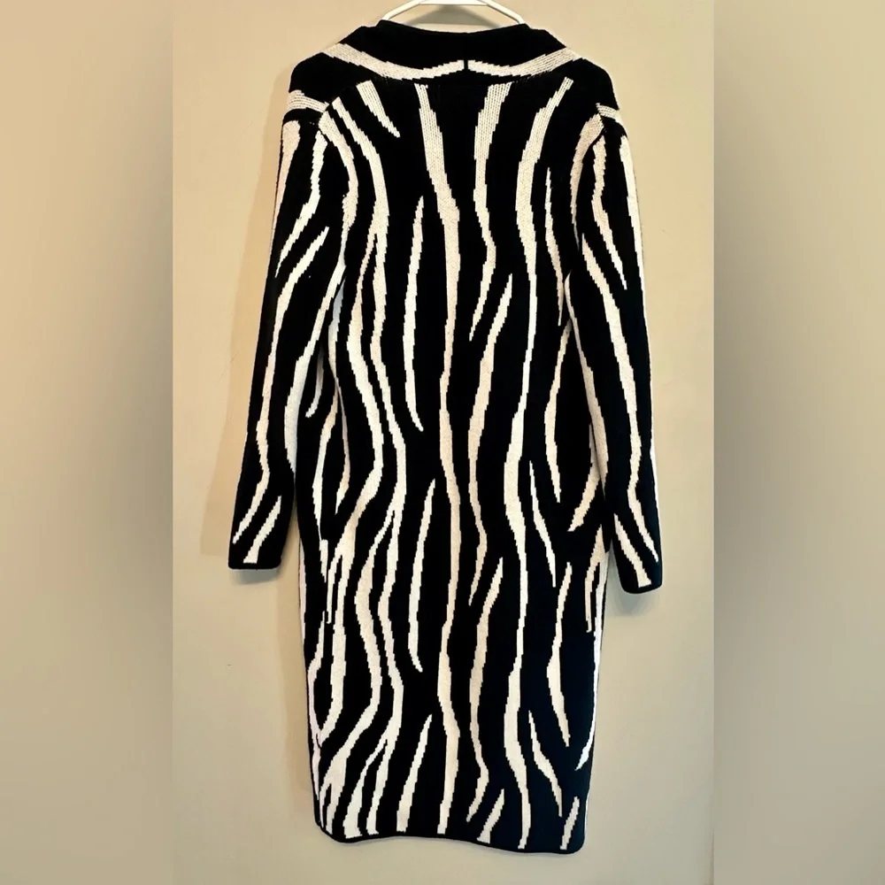 Banana Republic Black and White Striped Cardigan XS - Picture 4 of 6